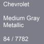 Preview: Chevrolet, Medium Gray Metallic, 84 / 7782.